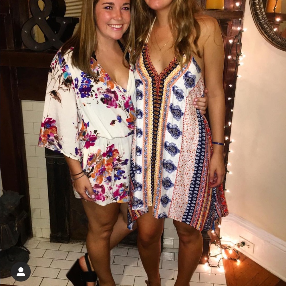 Boho halter dress